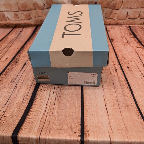 Tom's Alpargata Mallow Casual White Canvas Slip-On Shoes with Leopard Insole 6 - Picture 2 of 12